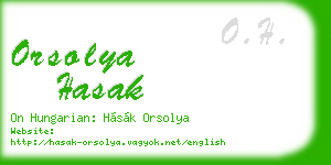 orsolya hasak business card